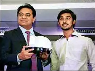 Hyderabad techies design AC helmet