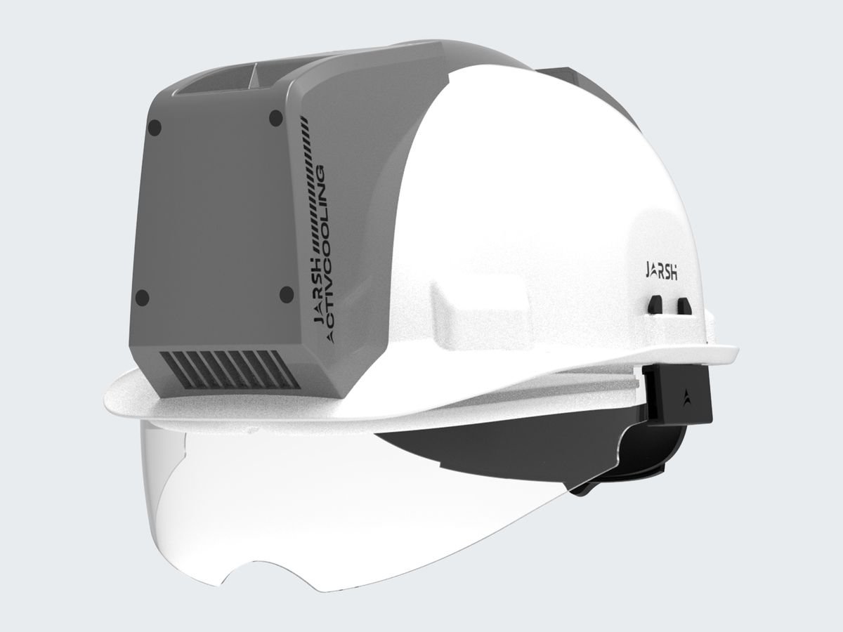 ActivCooling with clear visor and internal battery