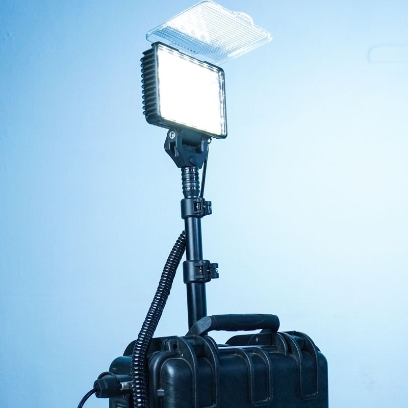 BeamBox LED panel with the flood diffuser fitted