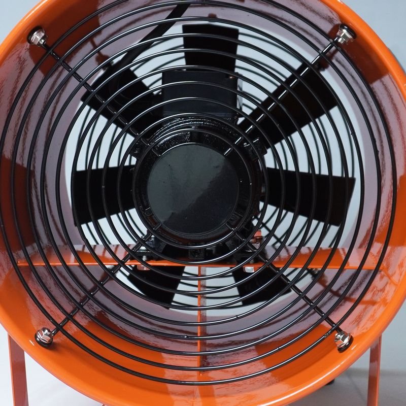 Fan guard and blades of the CE blower