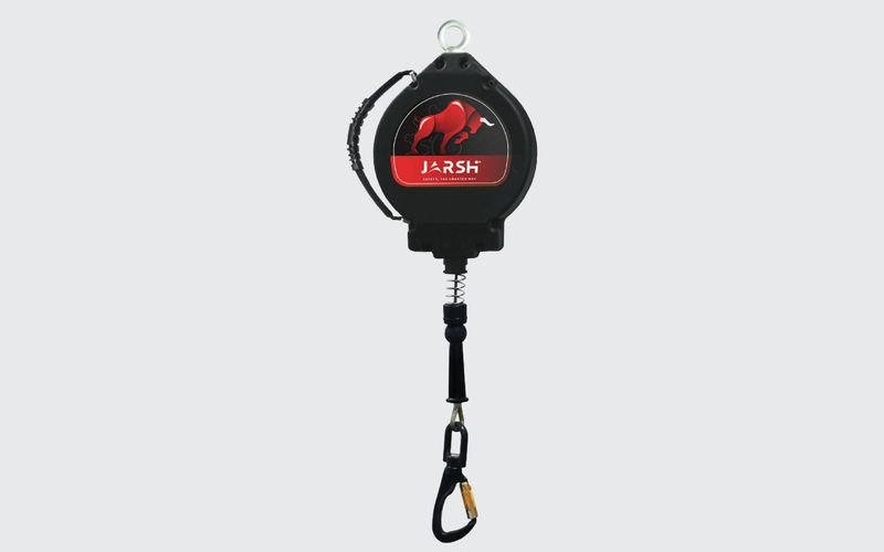 Jarsh IronCladeX EX-FASS ATEX retractable fall arrester block with swivel snap hook