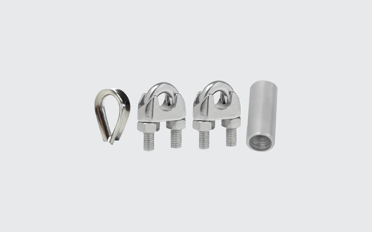 Jarsh Set of 2 U-Bolts & Thimble (VG400-06)