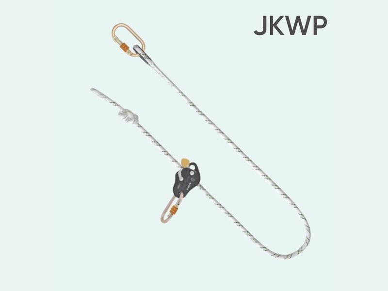 Jarsh Kernmantel Work Positioning Lanyard with Rope Adjuster JKWP