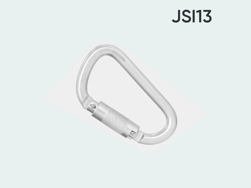 Jarsh Steel Quarter Turn Locking Carabiner JS113