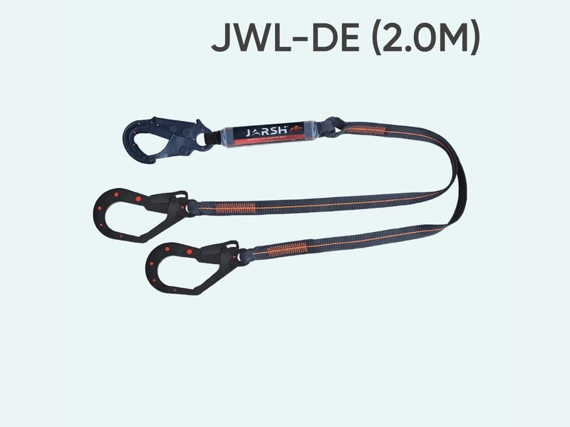 Jarsh Dielectric Shock Absorbing Forked Lanyard JWL-DE (2.0M)