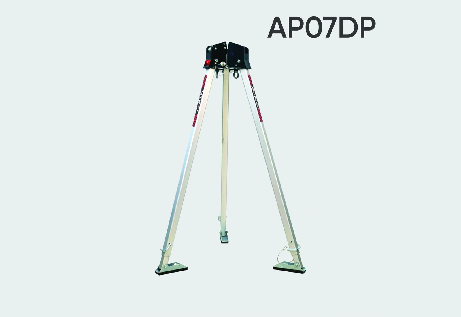 Jarsh AP07DP height-adjustable aluminium safety tripod