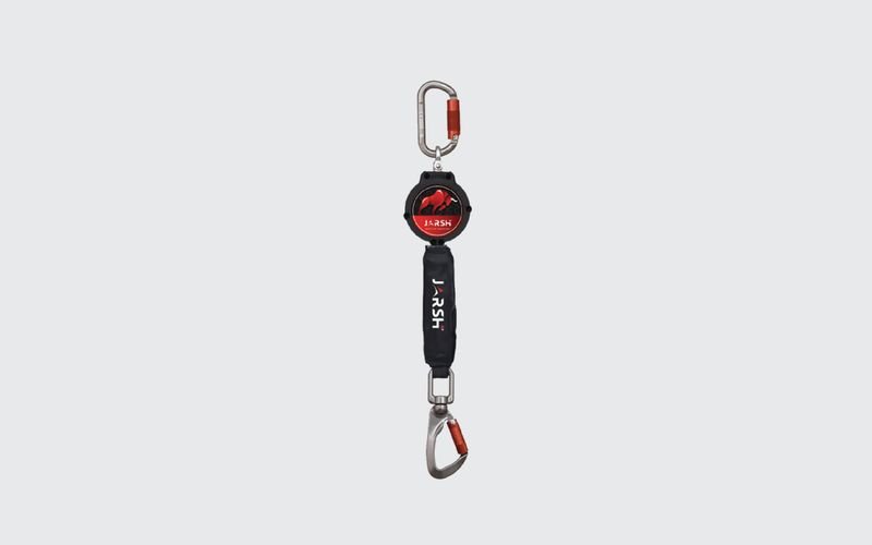 Jarsh SXPFAW-01 Mini fall arrester block with carabiner, energy absorber and swivel hook